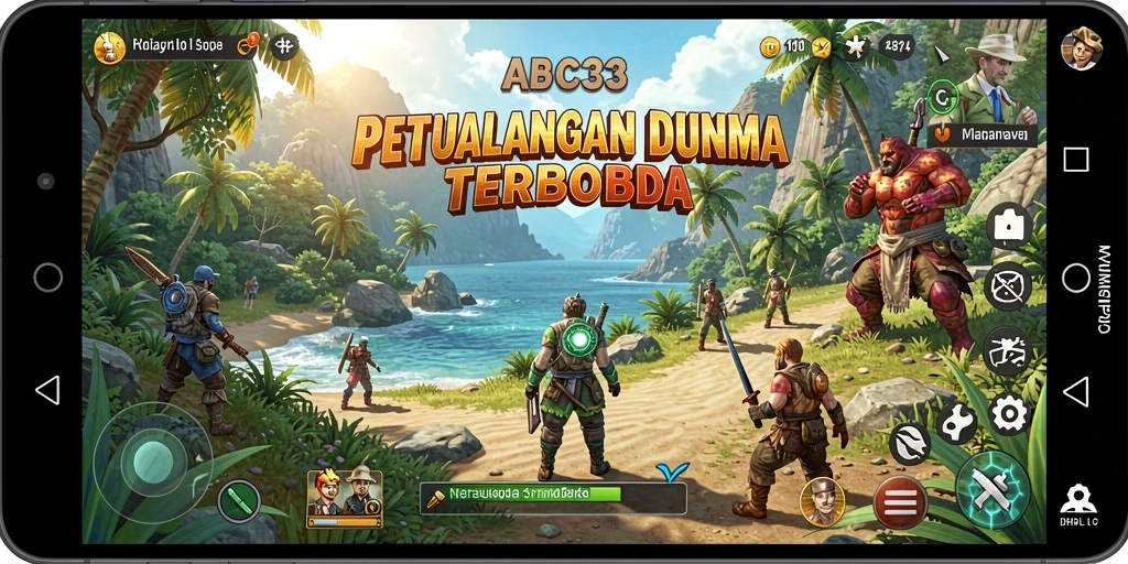 Tangkapan layar ABC33 menampilkan aksi dan eksplorasi luar biasa dalam dunia terbuka.