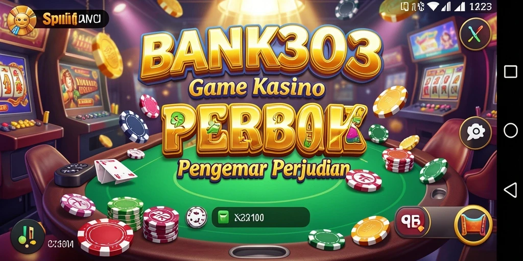 Tangkapan layar gameplay BANK303 dengan tema kasino yang menarik.