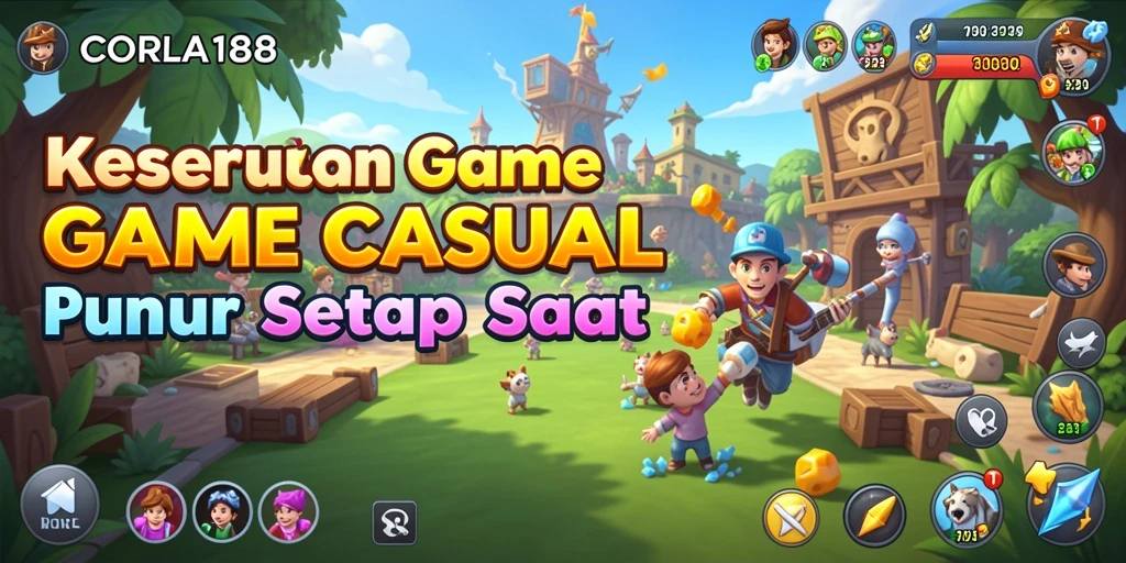 Screenshot gameplay CORLA188 menampilkan keseruan bermain game Casual.