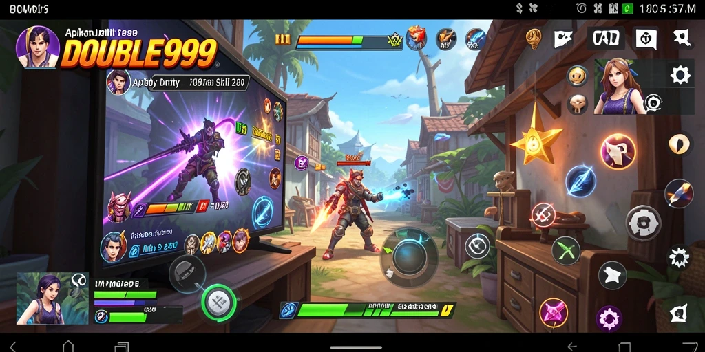 Tampilan utama DOUBLE999 dengan fitur-fitur yang mudah dijangkau.