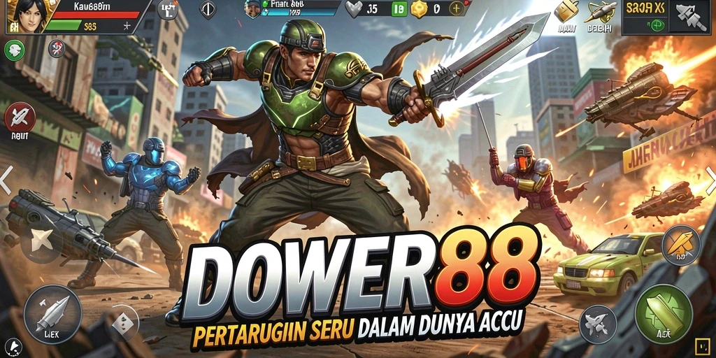 Screenshot DOWER88 menampilkan gameplay seru dan aksi menegangkan.