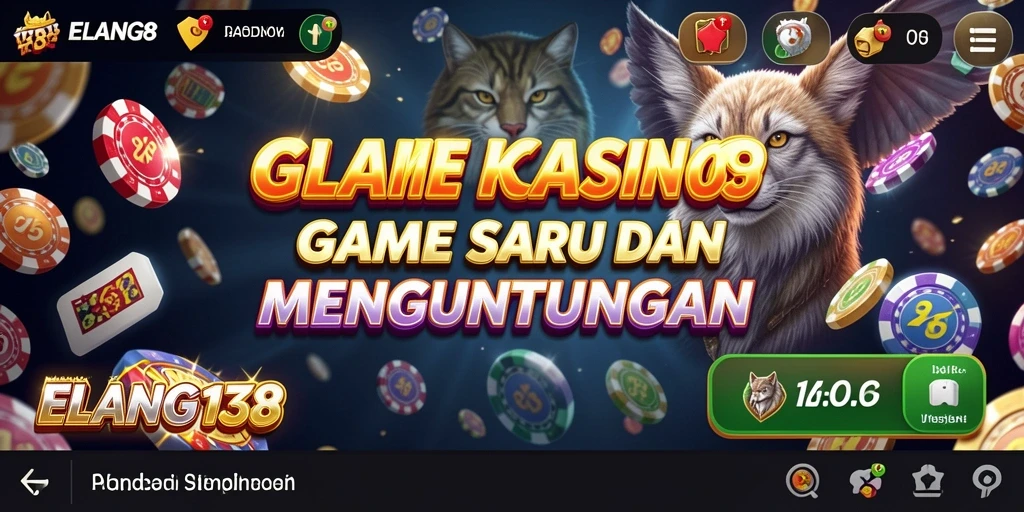 Tampilan gameplay seru di ELANG138 dengan suasana Kasino yang menegangkan.