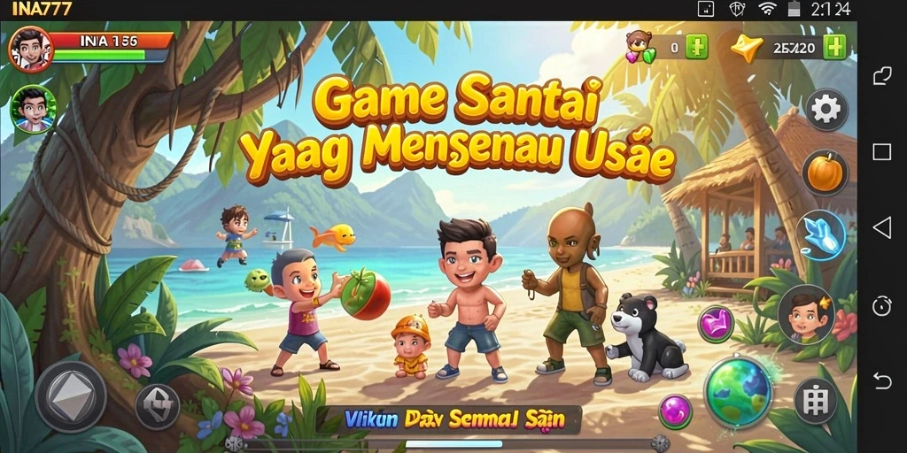 Tampilan menarik dari gameplay INA777 yang menenangkan.