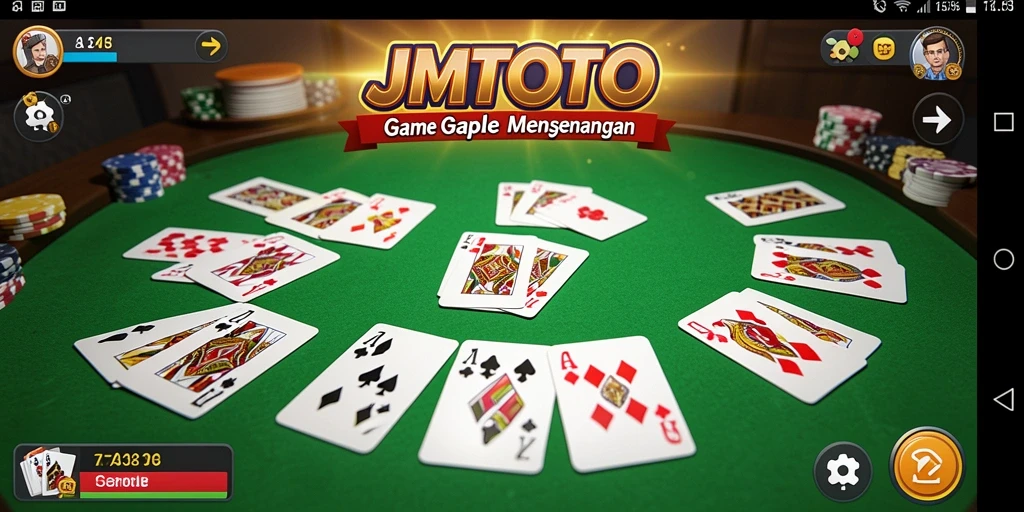 Gameplay seru JMTOTO yang menarik perhatian para pemain Gaple.