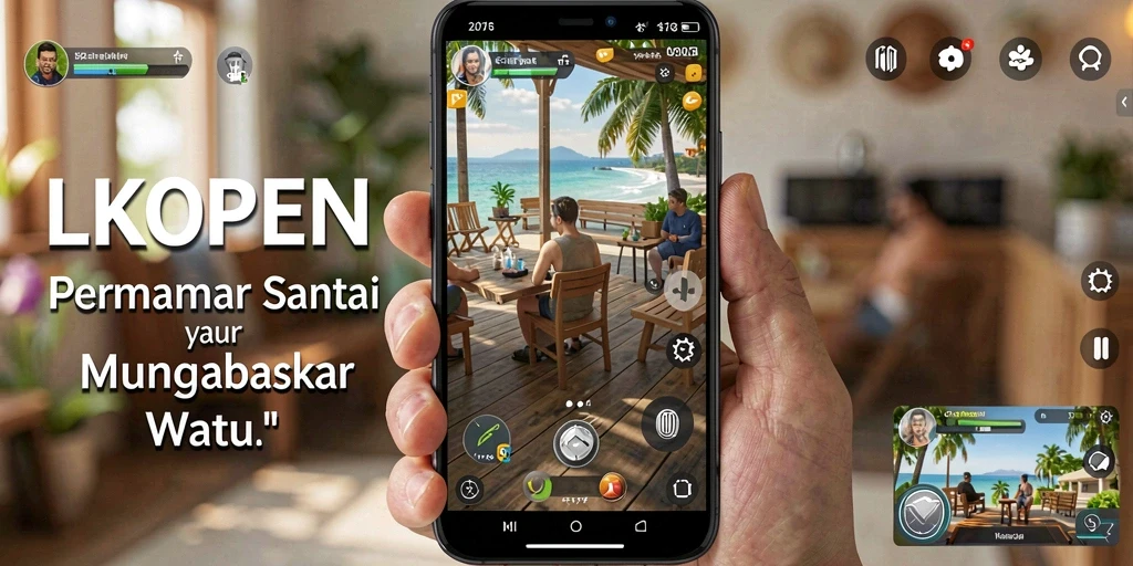 Screenshot LKOPEN menampilkan gameplay menarik yang memikat bagi para pemain Casual.
