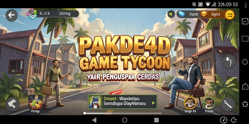 Tampilan gameplay PAKDE4D yang mendebarkan dan interaktif.
