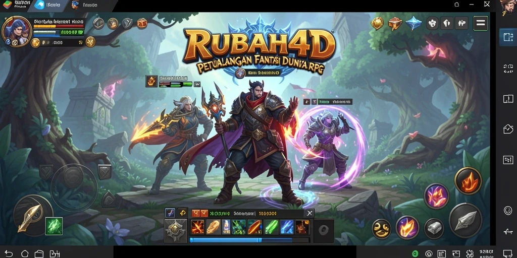 Tampilan gameplay RUBAH4D yang penuh aksi dan petualangan.
