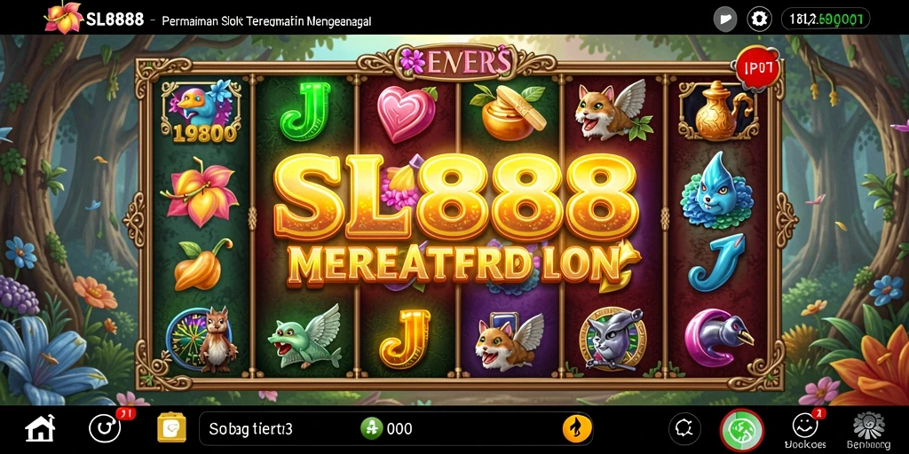 Tampilan gameplay SL888 memungkinkan pemain merasakan sensasi Slot yang nyata.