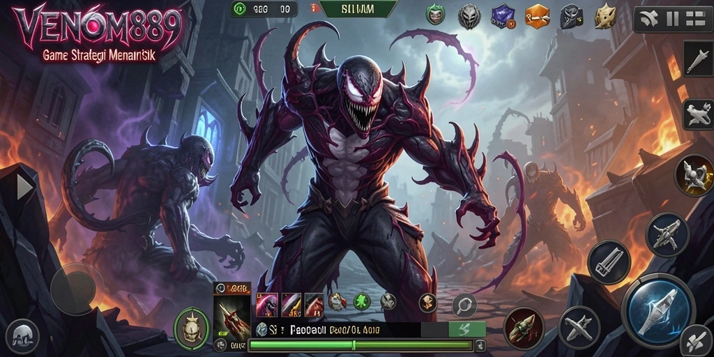 Tampilan menarik dari gameplay VENOM889 yang memukau dan strategis.